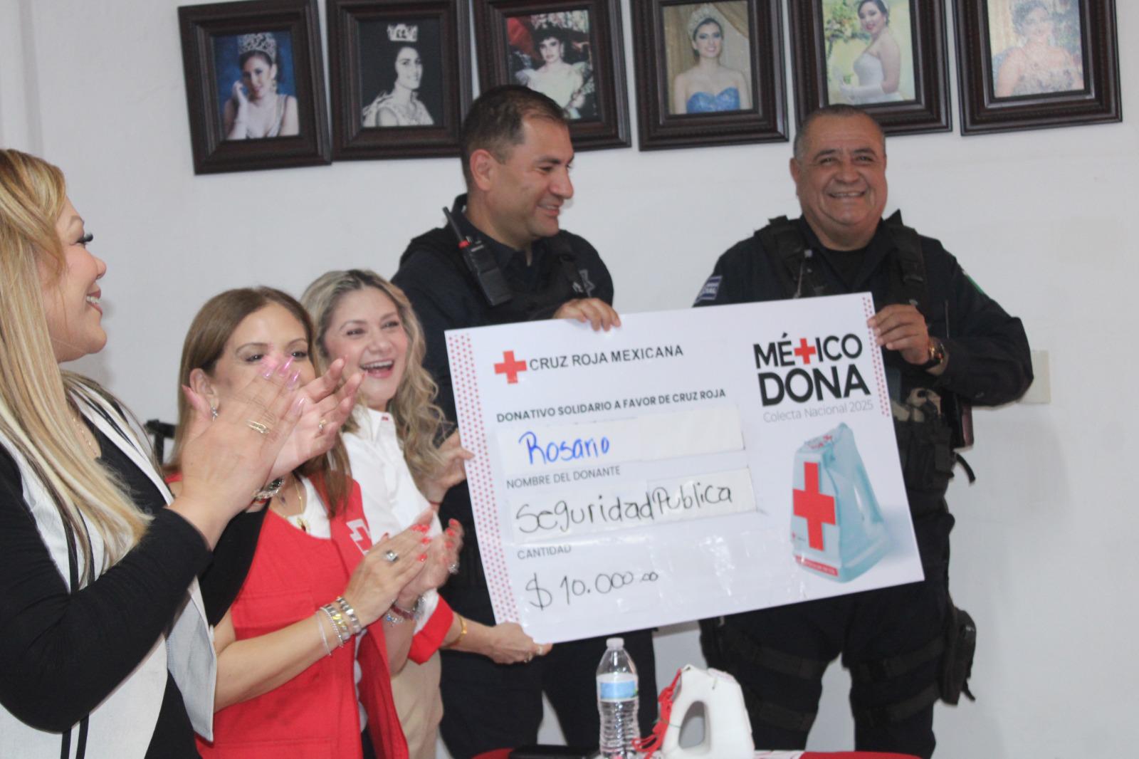 $!Cruz Roja Rosario arranca su Colecta Anual recabando 333 mil pesos, 70 por ciento de la meta