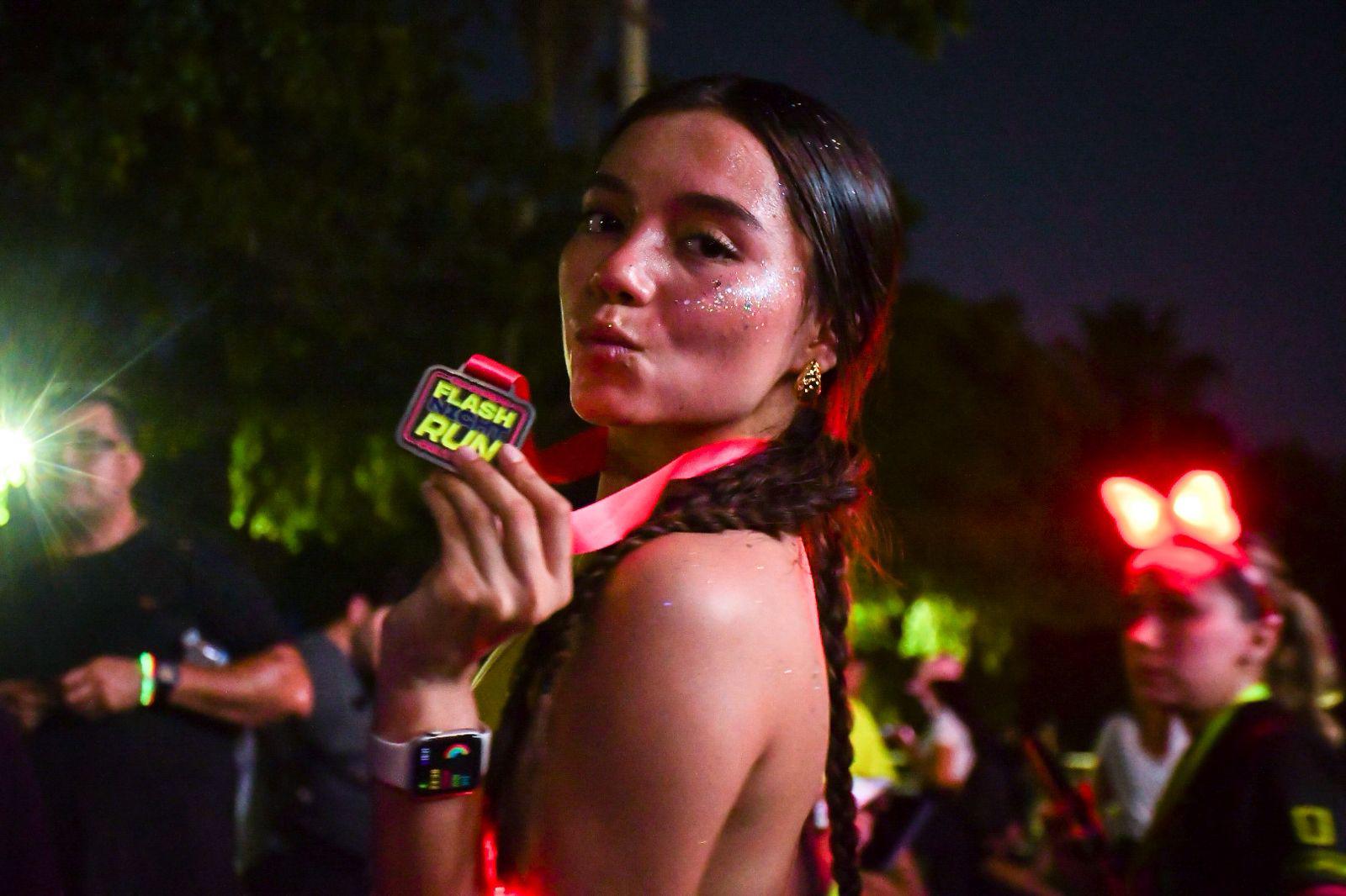 $!Culiacán corre de noche en la primera Flash Night Run