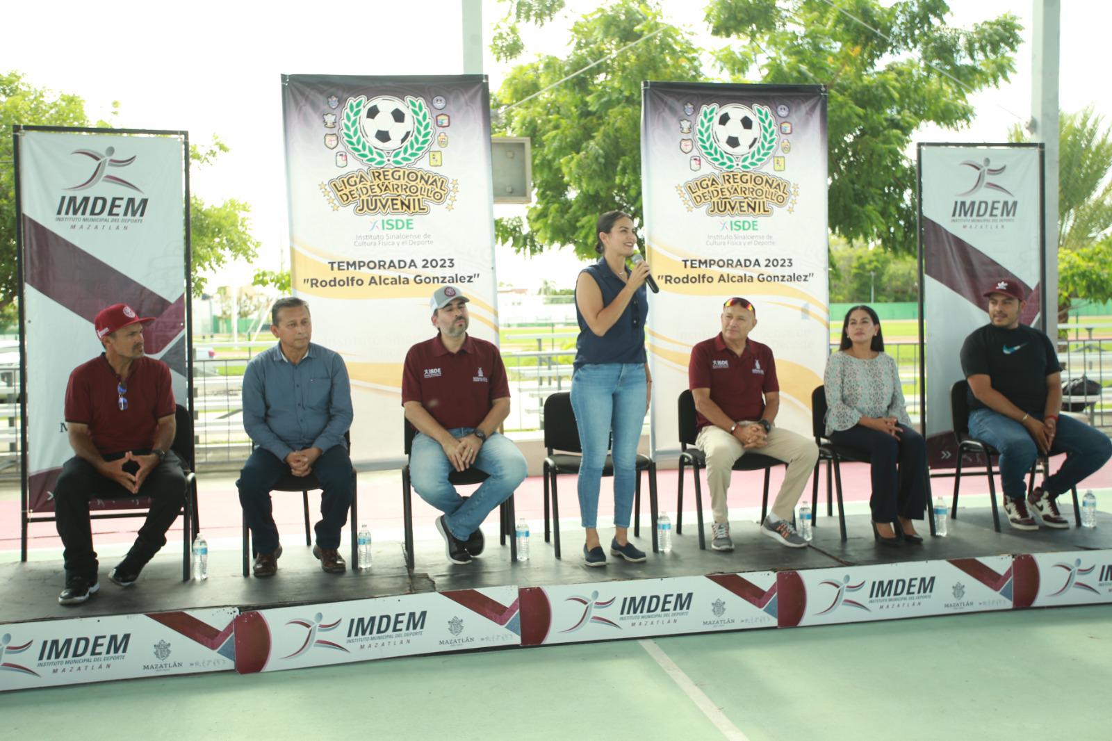 $!Inauguran primera edición Liga Regional de Desarrollo Juvenil
