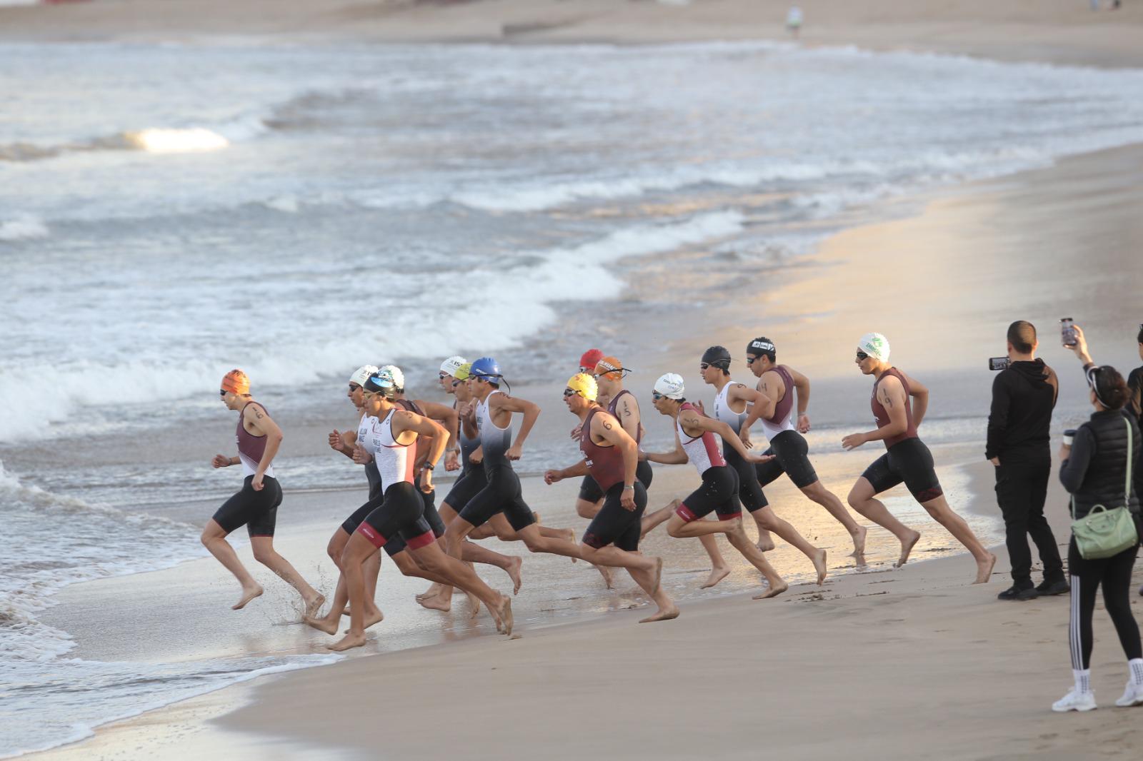 $!Impone condiciones Mazatlán en estatal de triatlón, en Juegos Conade
