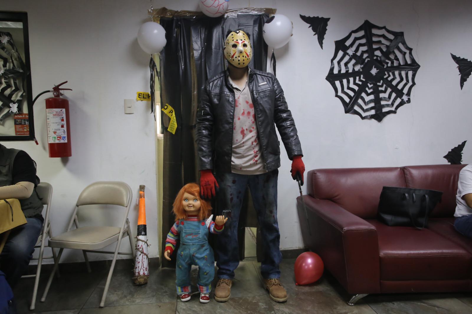 $!Eder García y su Chucky, ganó el primer lugar en la categoría varonil.