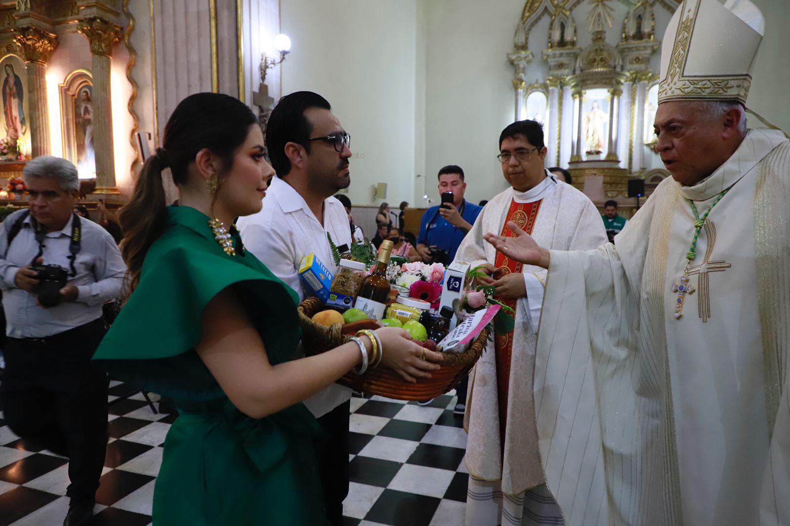 $!Agradecen a San Miguel de Arcángel por el 492 Aniversario de Culiacán