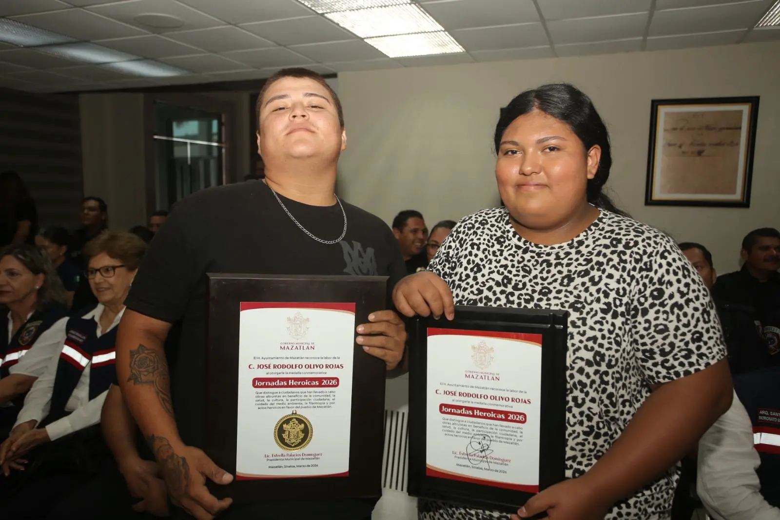 $!Agradece Patronato de Bomberos Mazatlán por reconocimiento a su labor