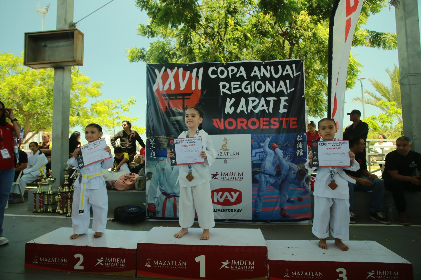 $!Los pequeños karatecas brillan en la Copa Noroeste 2026