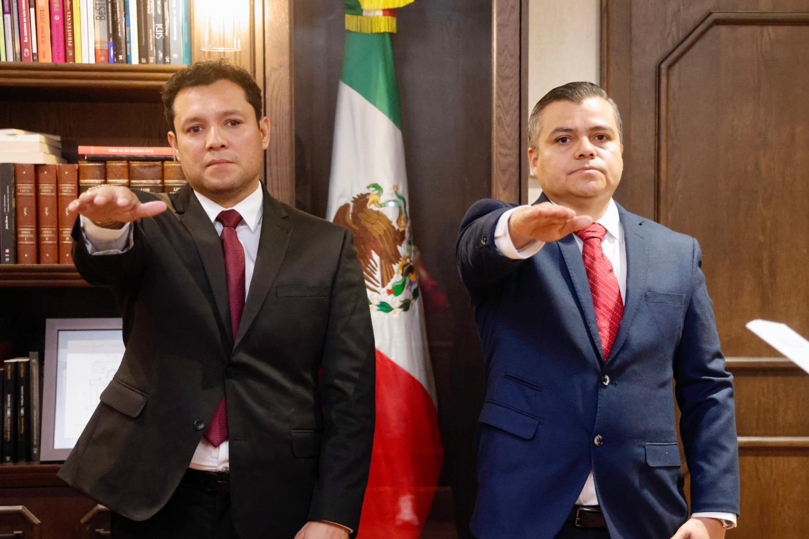 $!Nombra Gobernador Rocha Moya a dos nuevos subsecretarios de su gabinete