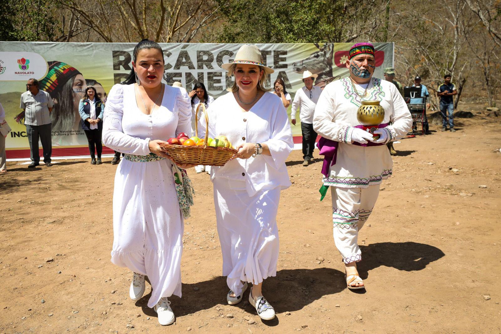 $!Con rituales autóctonos reciben la primavera en El Tecomate, Navolato