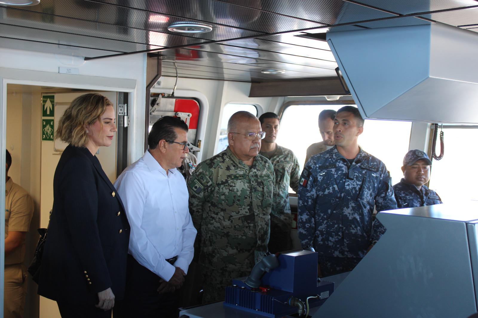 $!Está en Mazatlán el Buque Patrulla de Largo Alcance ‘Benito Juárez’ de la Marina y se puede visitar este martes