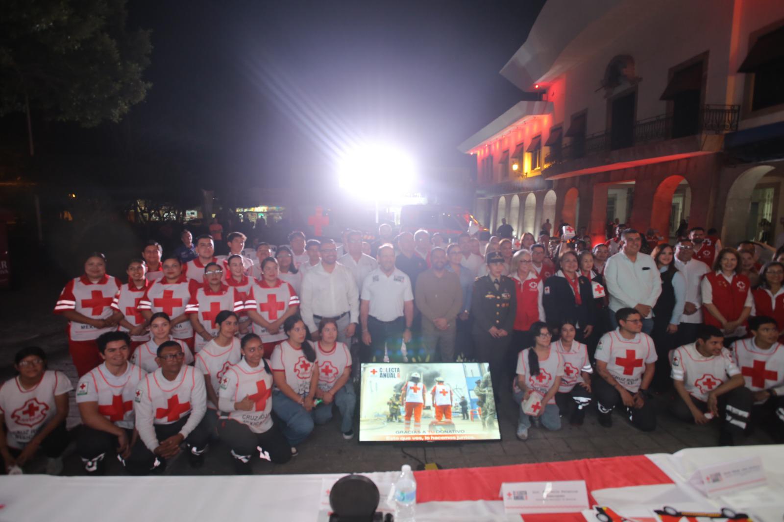 $!Arranca Colecta Anual de Cruz Roja en Mazatlán y recibe un millón 76 mil 500 pesos en donativos
