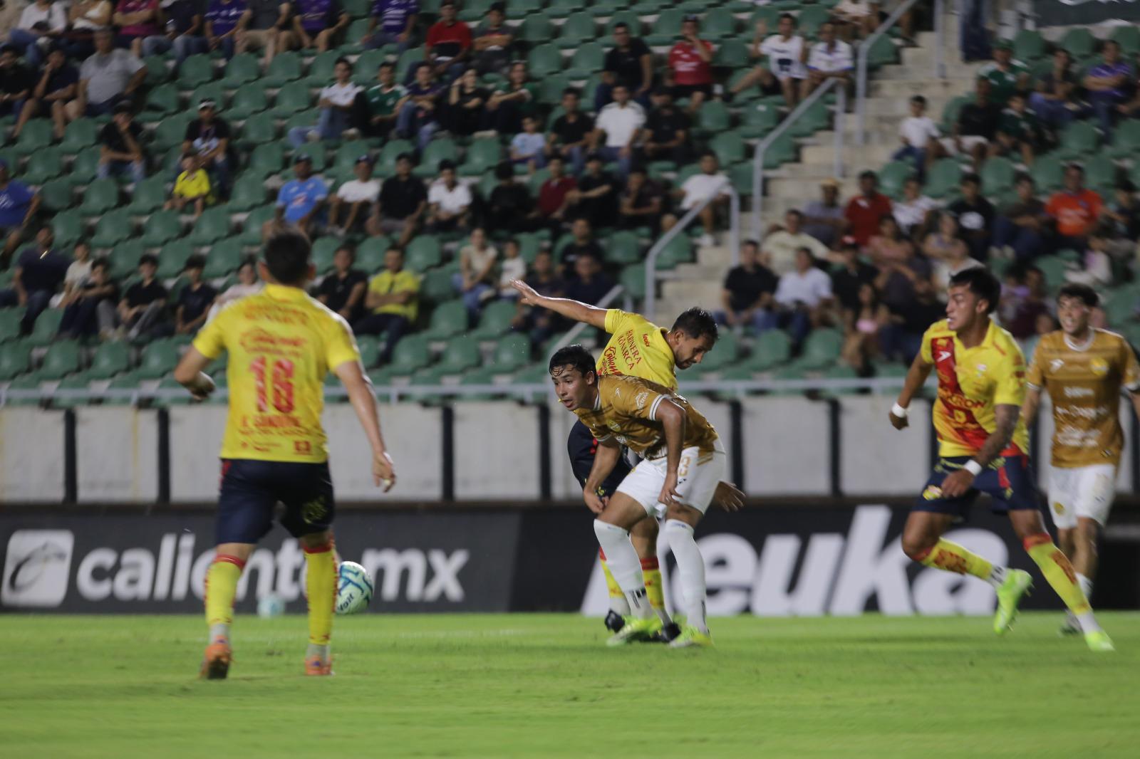 $!Dorados deja ir el empate desde el penal y cae 0-1 ante Atlético Morelia en Mazatlán