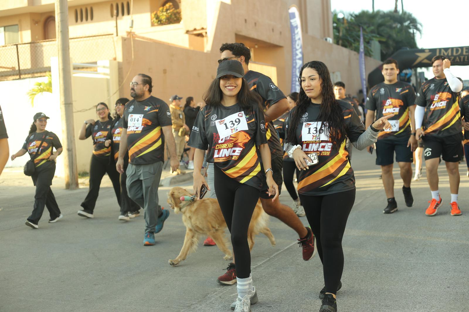 $!Justin Rendón y Ana Llorente conquistan la Carrera Lince 5K 2026 en Mazatlán