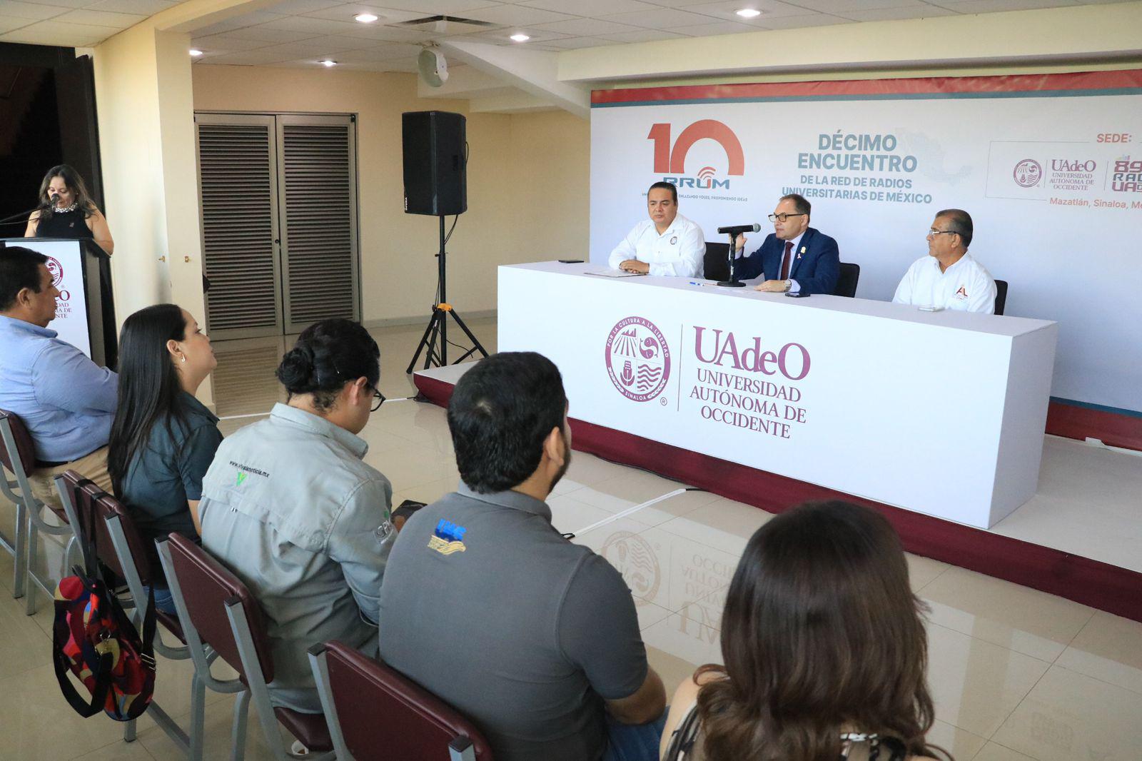 $!Mazatlán y la UAdeO serán sede del décimo Encuentro de la Red de Radios Universitarias de México