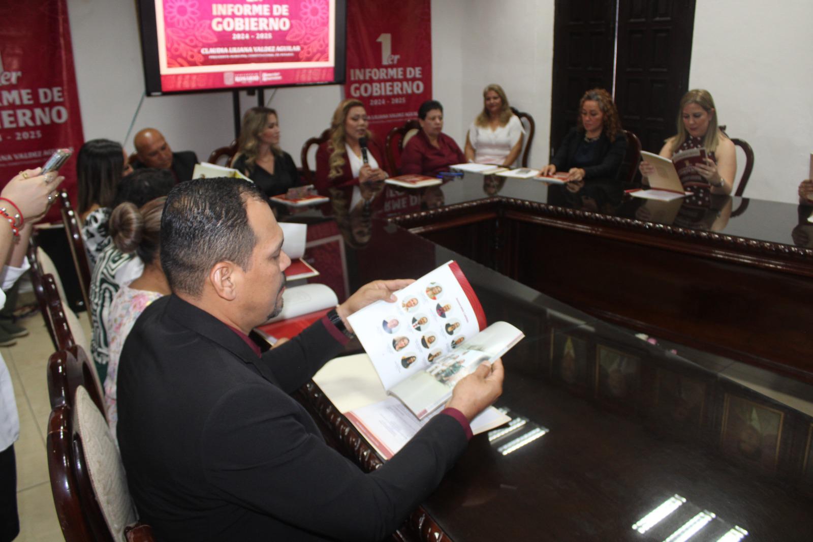 $!Alcaldesa de Rosario destaca inversión en obra pública de $98.3 millones en Informe de Gobierno