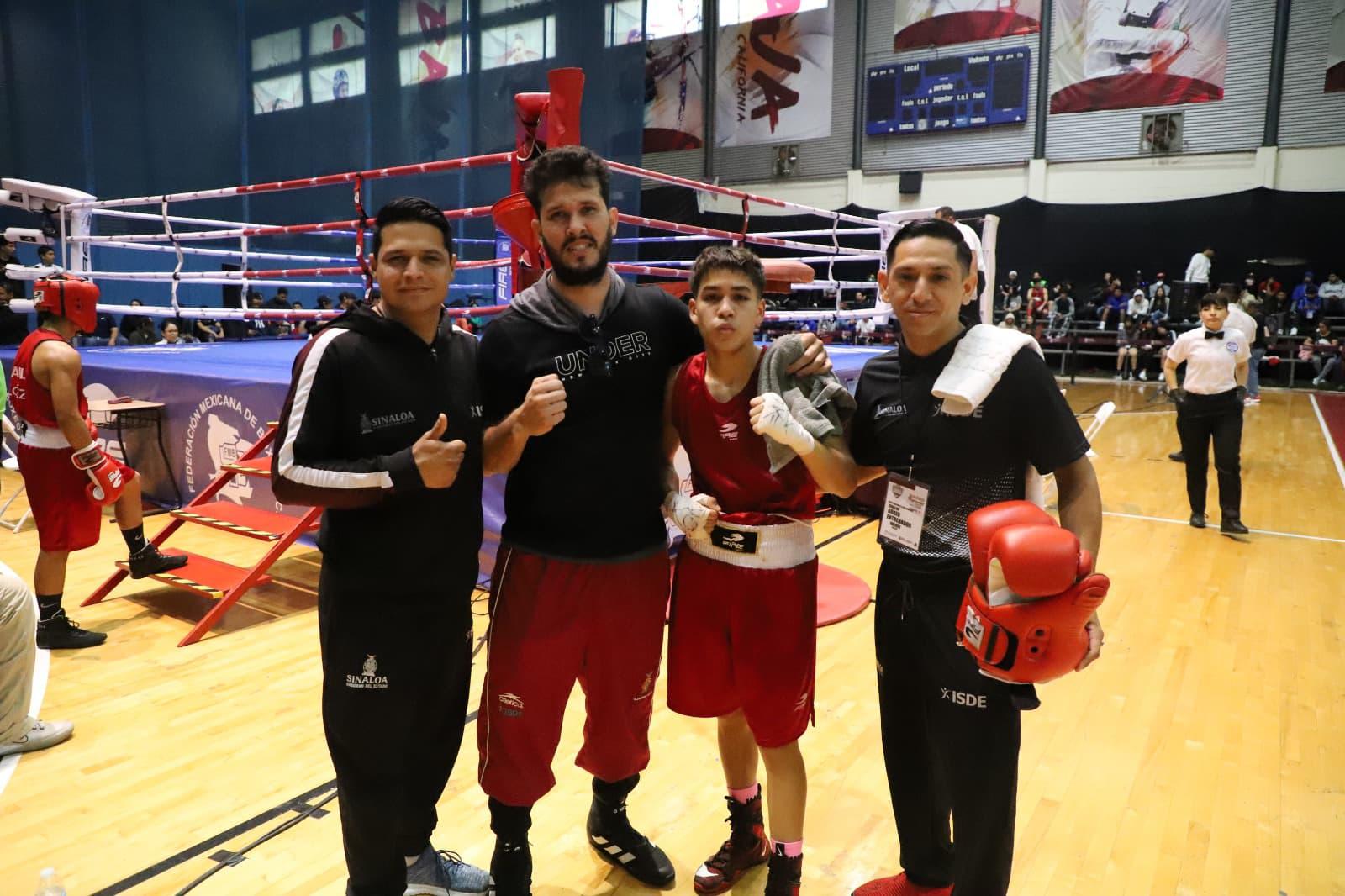$!Mazatleco Jorge Nieblas va por el bicampeonato de la Olimpiada Nacional de Boxeo