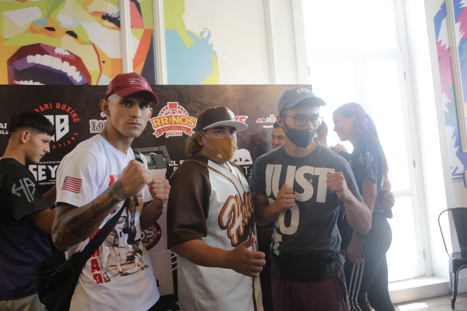 $!Libran satisfactoriamente la báscula pugilistas de la velada en Germán Evers