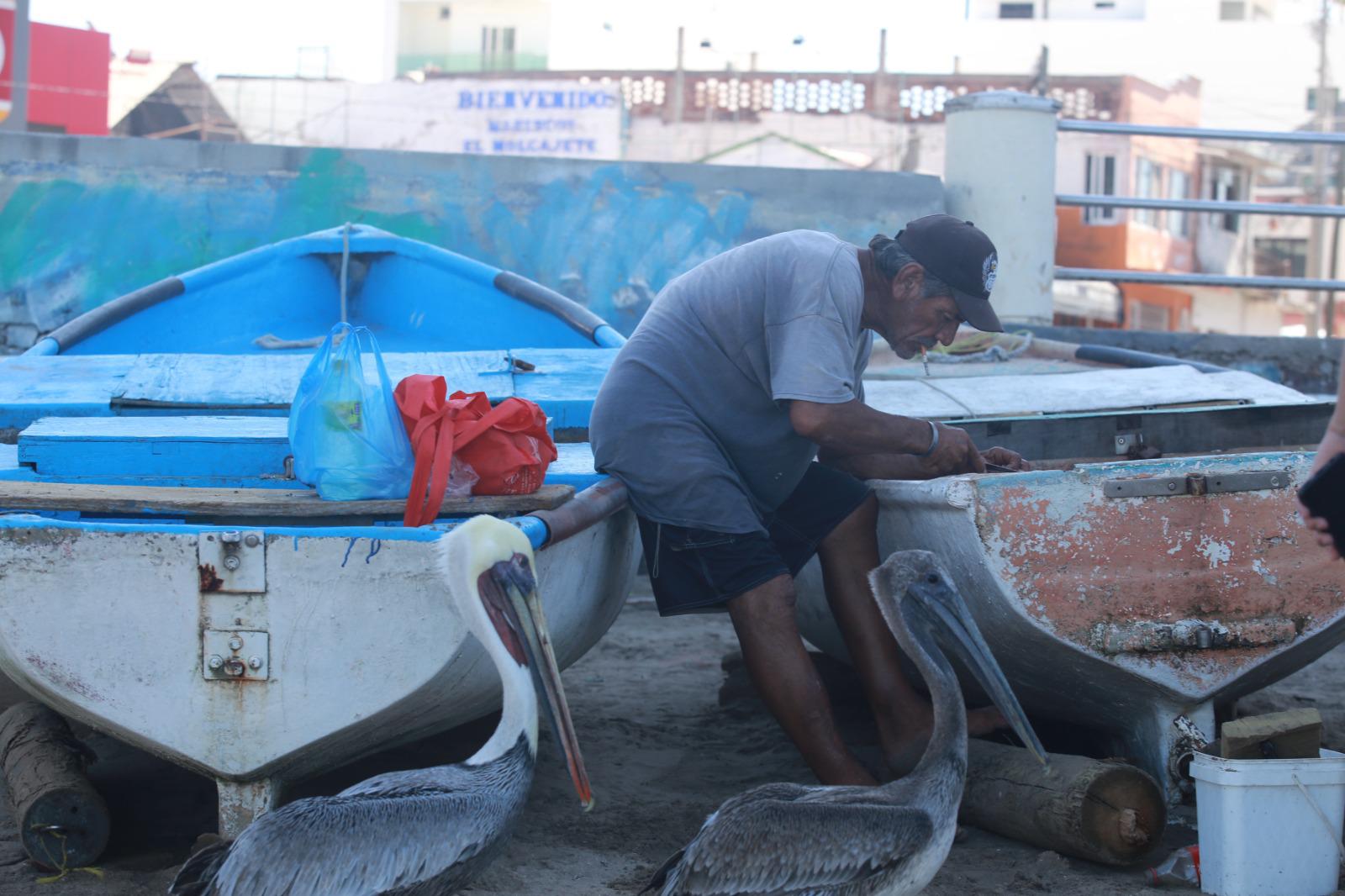 $!Desconocen pescadores de Playa Norte sobre el apoyo de $15 millones que prometió el Gobernador