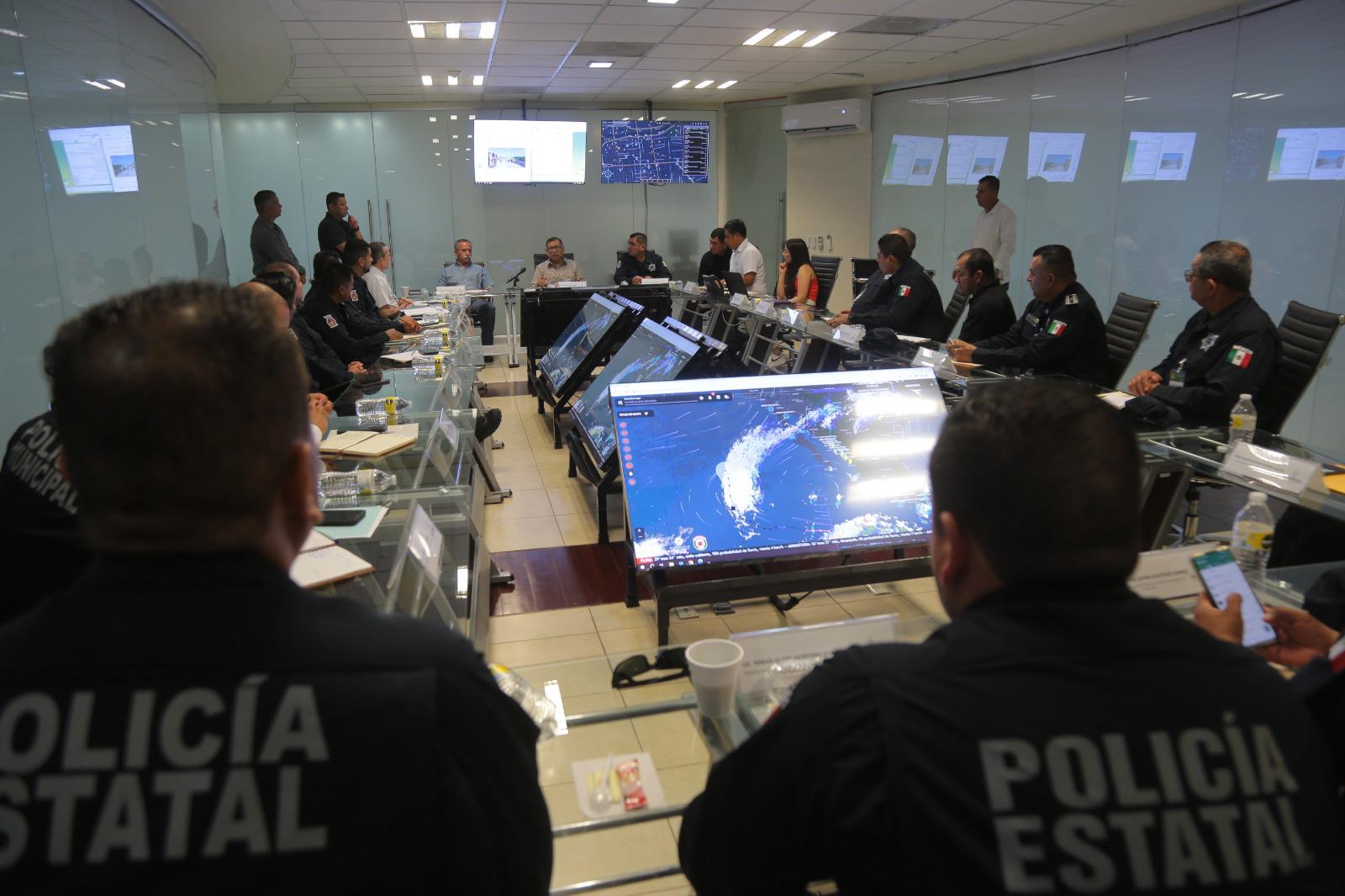 $!Secretario de Seguridad Pública se reúne con los mandos policiales de los 18 municipios