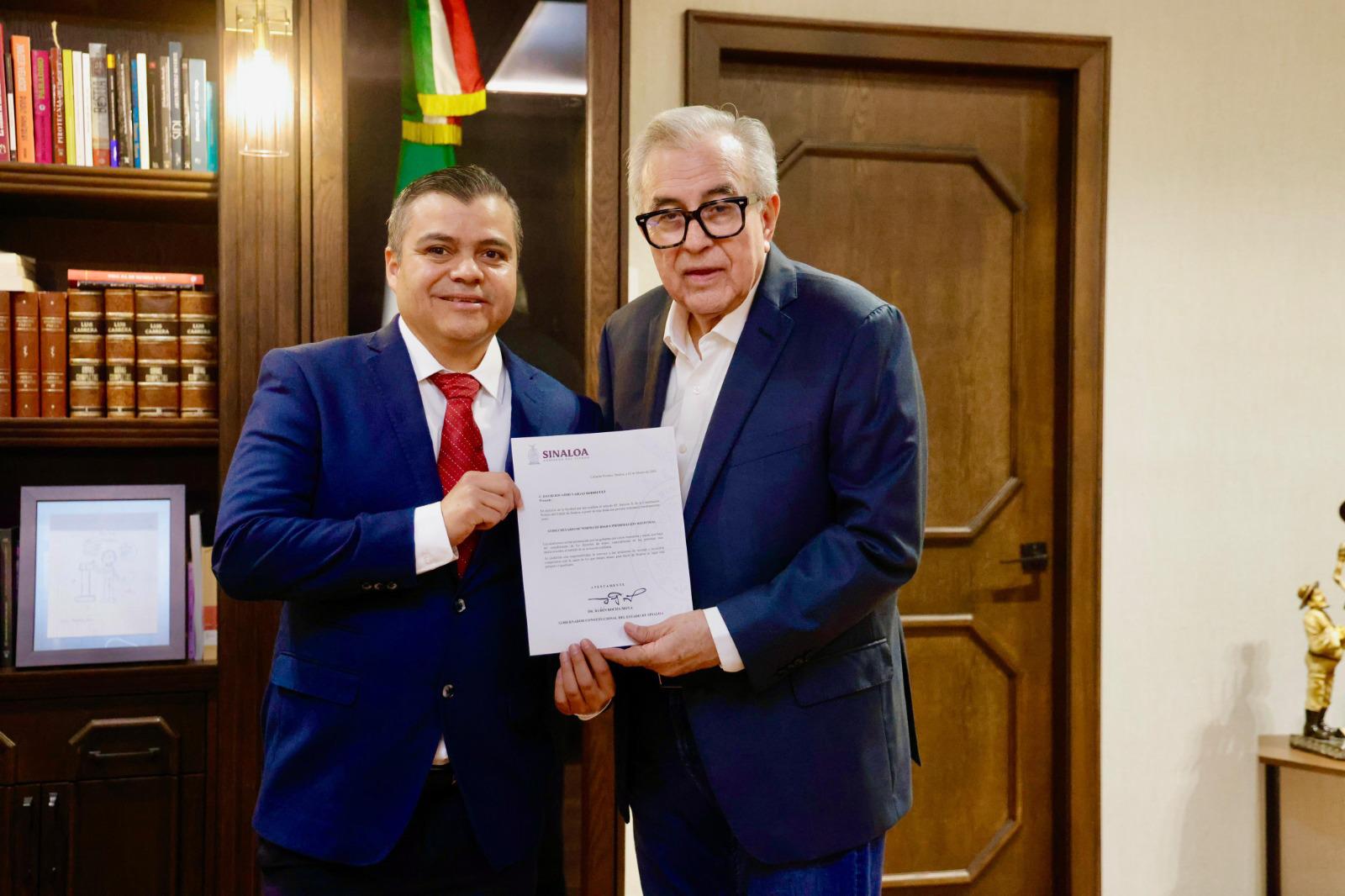 $!Nombra Gobernador Rocha Moya a dos nuevos subsecretarios de su gabinete