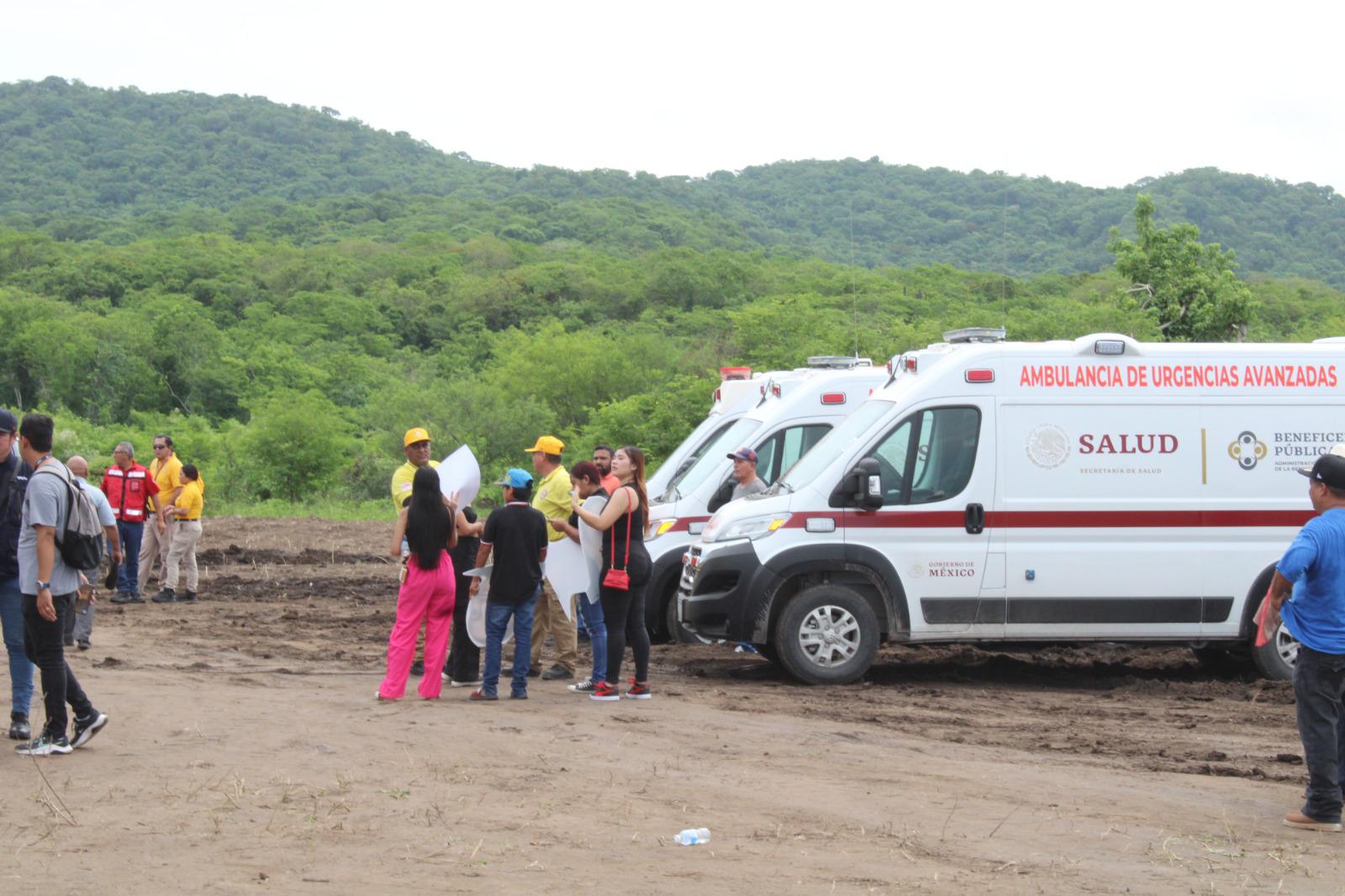 $!Salud reporta alrededor de 30 atenciones médicas durante evento de AMLO y Sheinbaum en Rosario