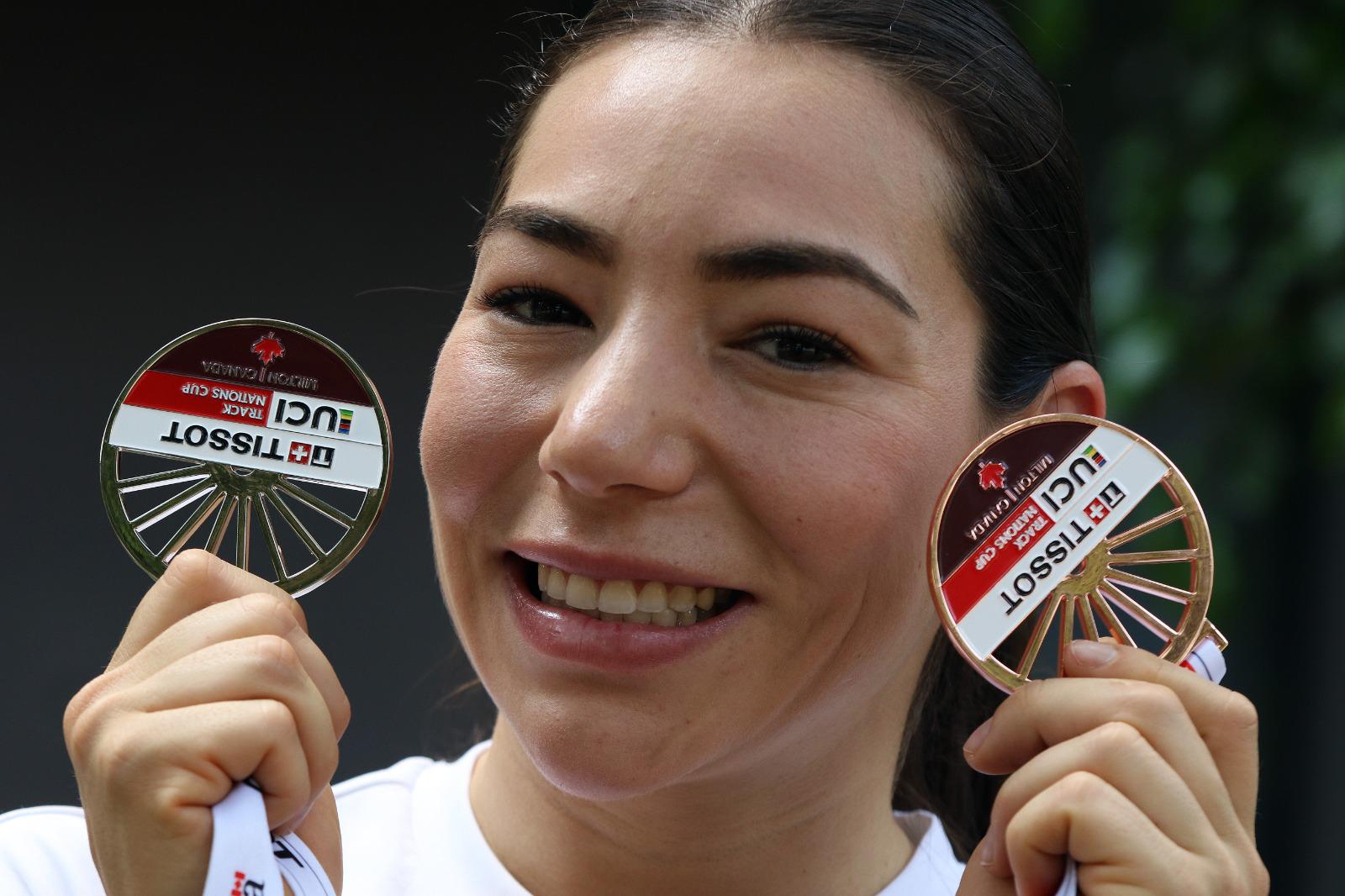 $!Luz Daniela Gaxiola regresa a México tras obtención de plaza olímpica