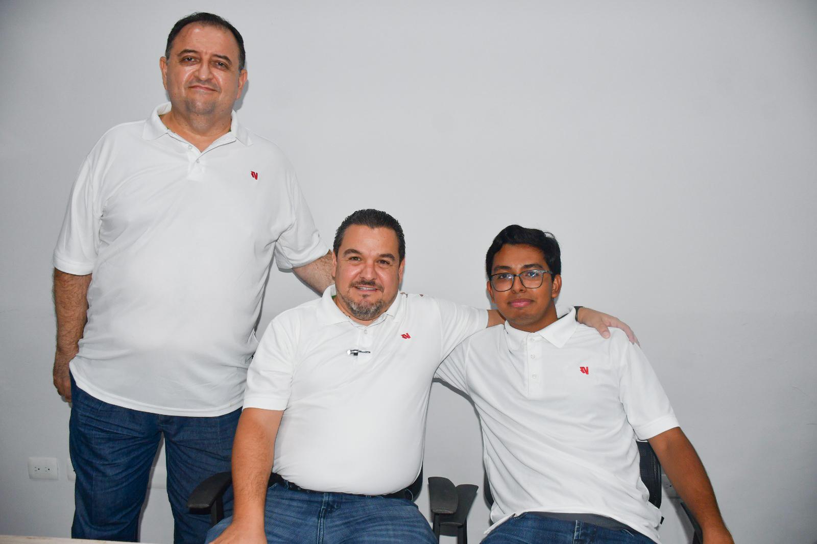 $!Miguel Tirado, Guillermo Torres y Roberto Nájar.