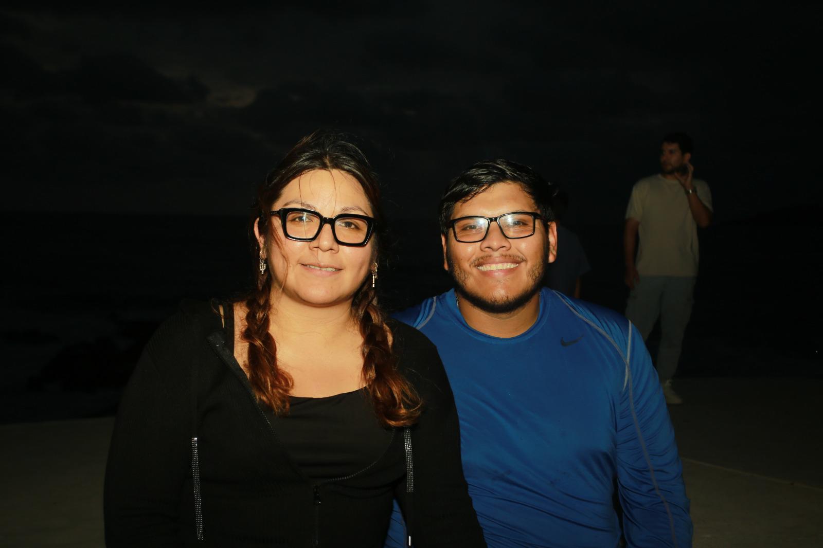 $!Estefani Claudio y Christian Tirado.