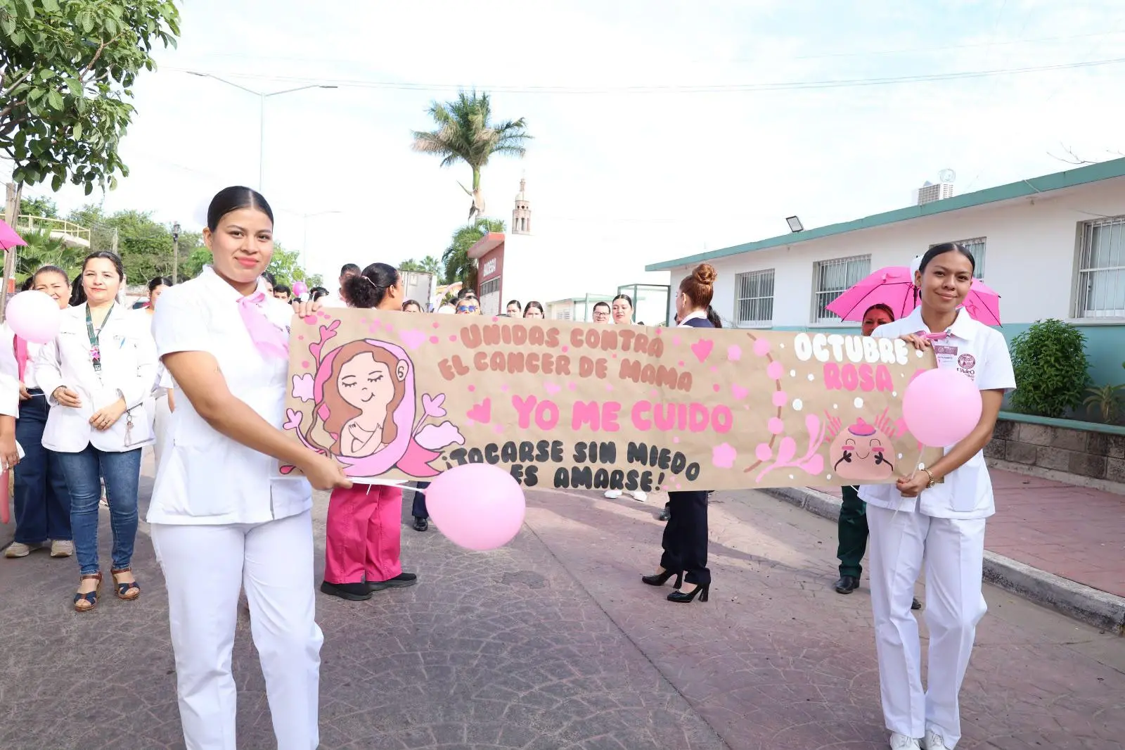 $!Conmemoraron en Rosario el Día Mundial de la Lucha contra el Cáncer de Mama