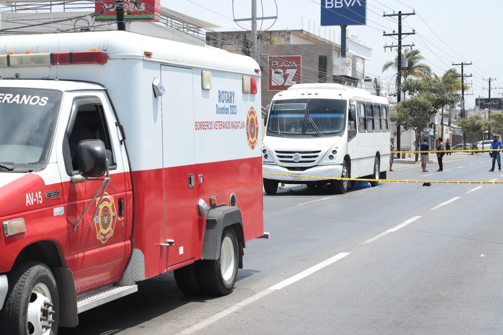 $!Muere Pablo, de 88 años, atropellado por camión urbano en Mazatlán