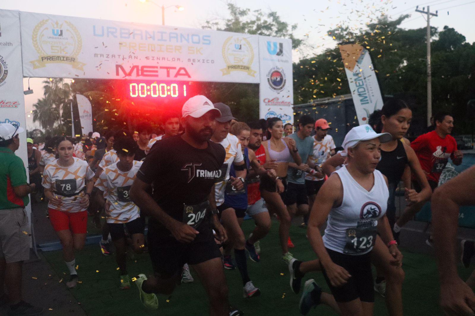$!Daniela García y Fernando Martínez ganan la Elite de la Urbanianos Premiere 5K