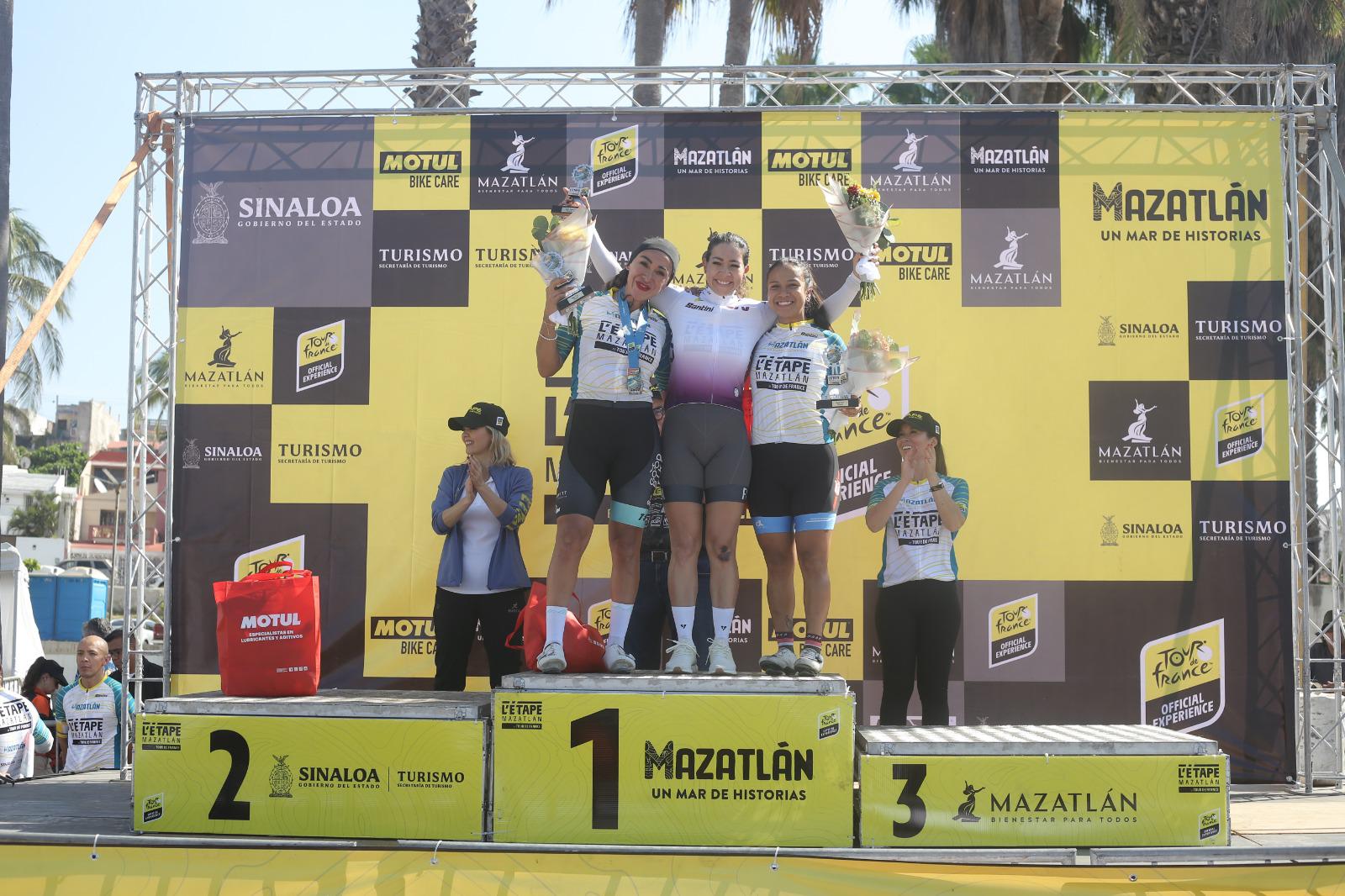 $!Sinaloenses suben al podio en L’Etape Mazatlán by Tour de France