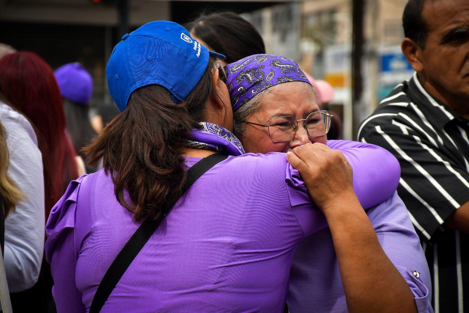 $!Colectivos feministas marchan en Culiacán por justicia y seguridad en el 8M