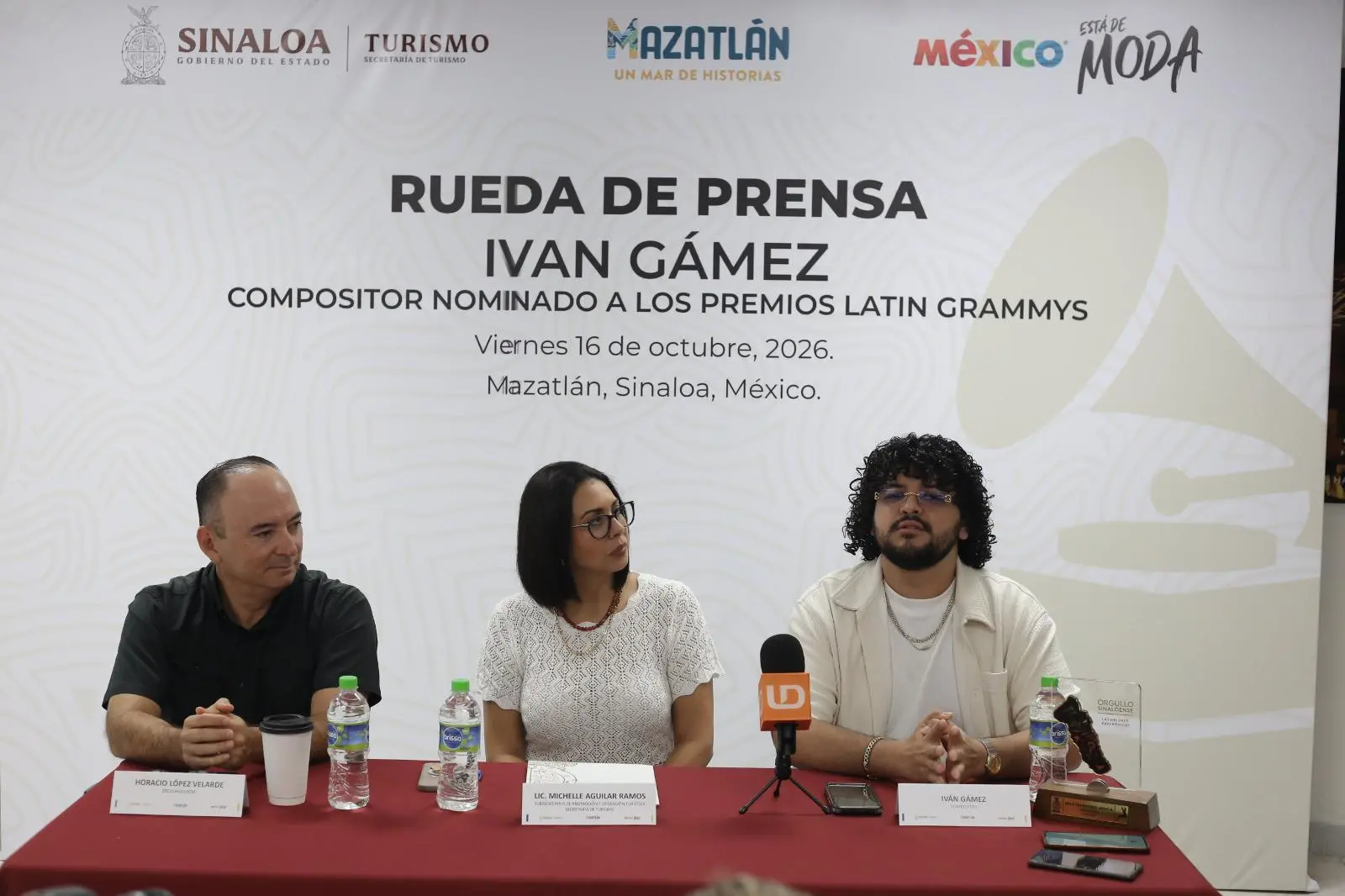 $!El compositor mazatleco Iván Gámez recibe tres nominaciones al Latin Grammy 2026