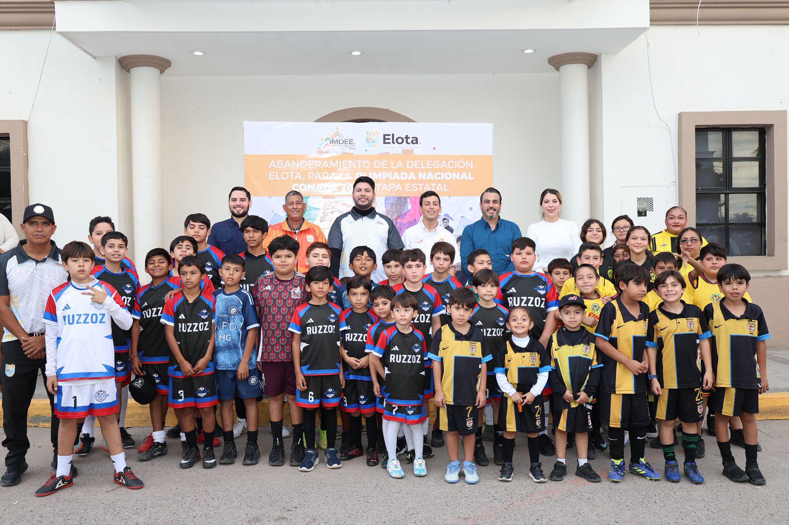 $!Parten 144 atletas de Elota a la etapa estatal de la Olimpiada Nacional Conade 2026