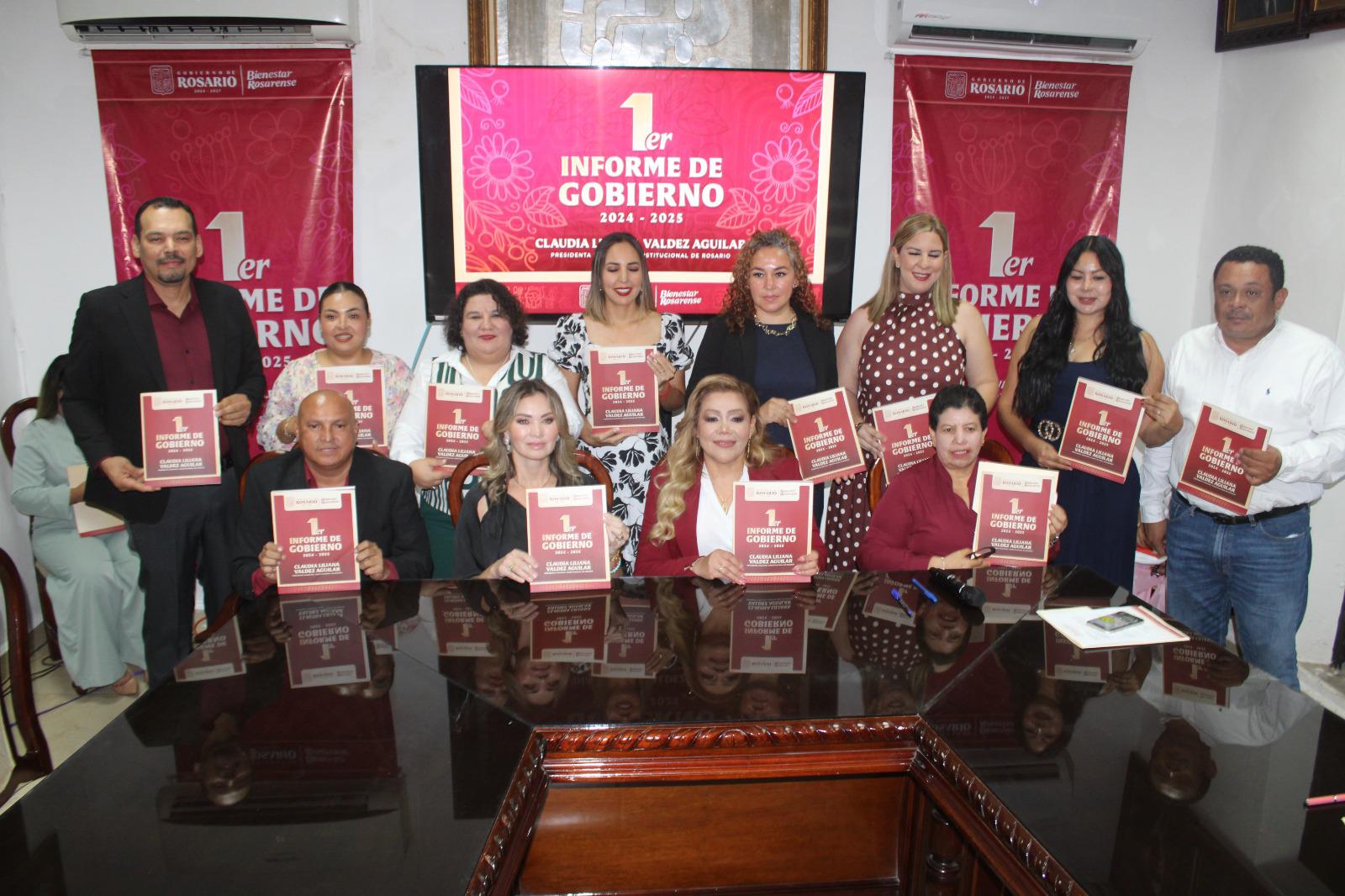 $!Alcaldesa de Rosario destaca inversión en obra pública de $98.3 millones en Informe de Gobierno