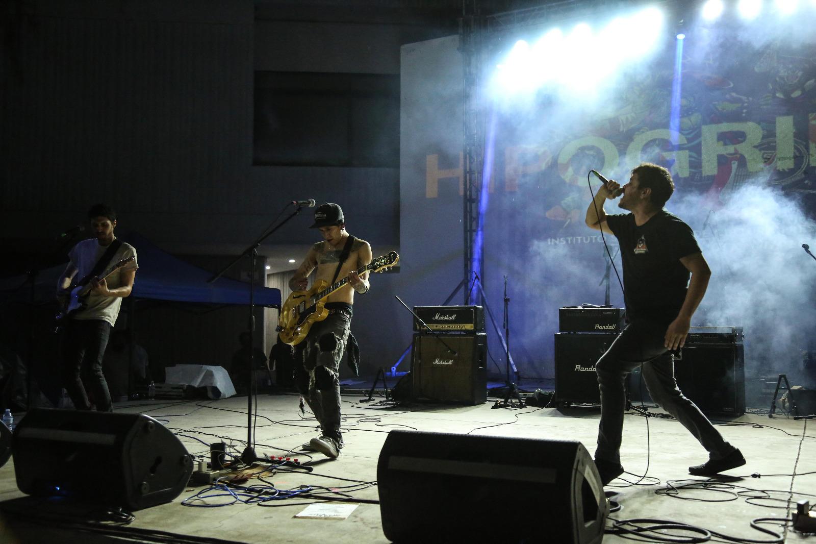 $!La banda de punk bajacaliforniana Hipogrifos cerró el Festival de Rock Sinaloa 2025.