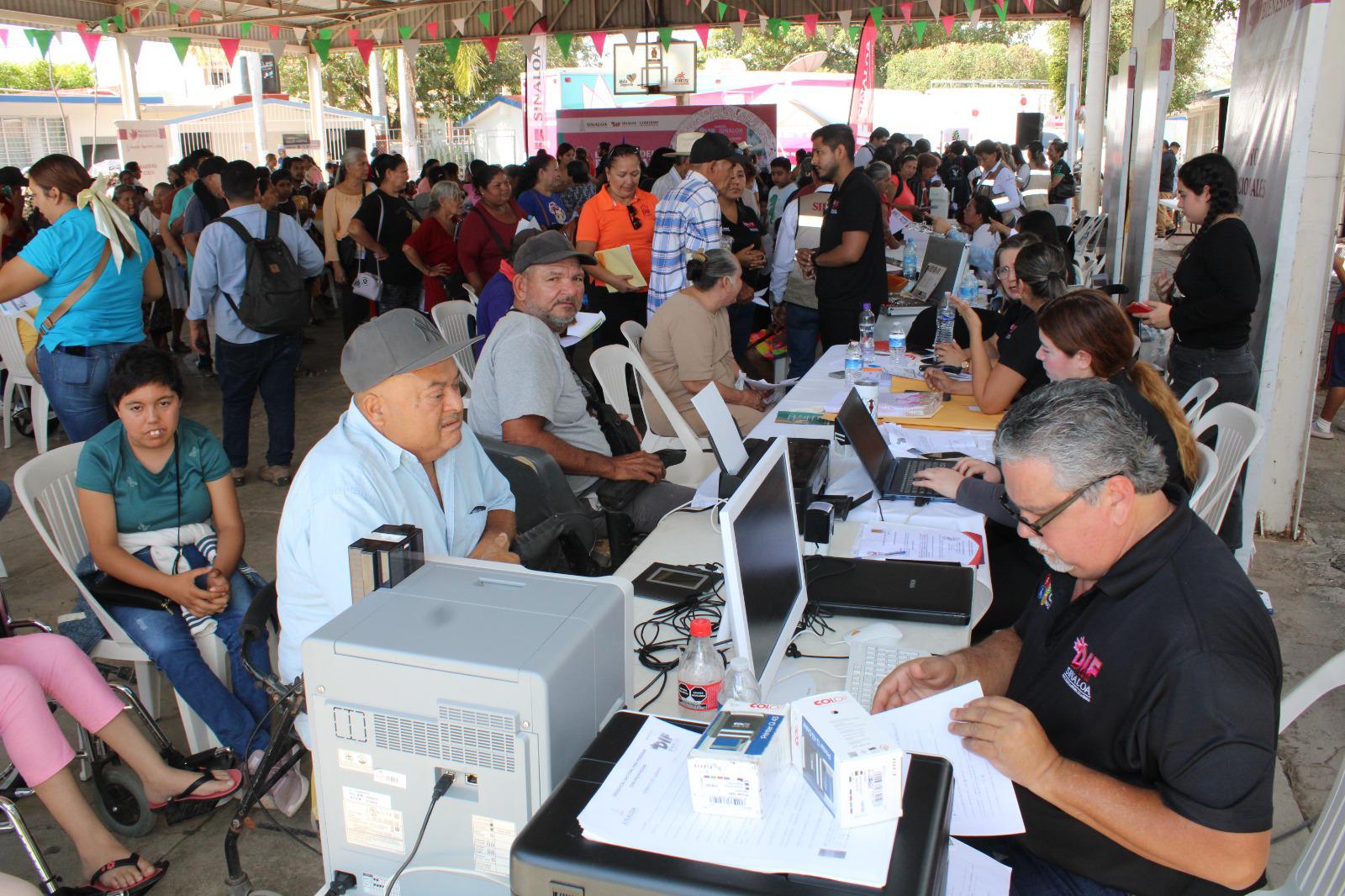 $!DIF Sinaloa realiza la Brigada del Bienestar en Rosario