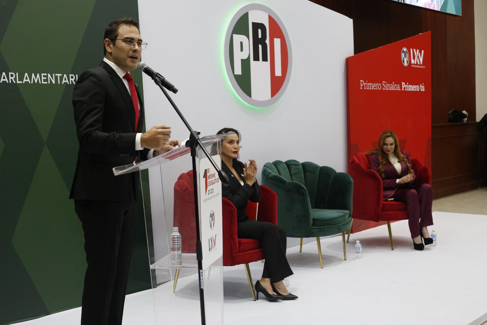 $!Grupo Parlamentario del PRI destaca la creación de ocho nuevas leyes, en su Primer Informe de Labores
