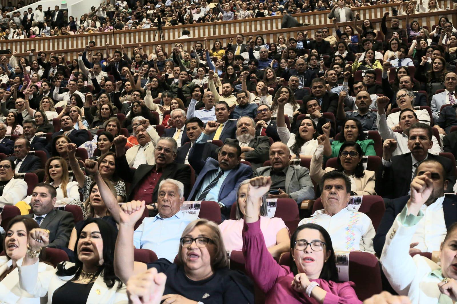 $!UAS presume liderazgo nacional en cobertura educativa, pero advierte dificultades para pagar nómina, en Informe de Madueña