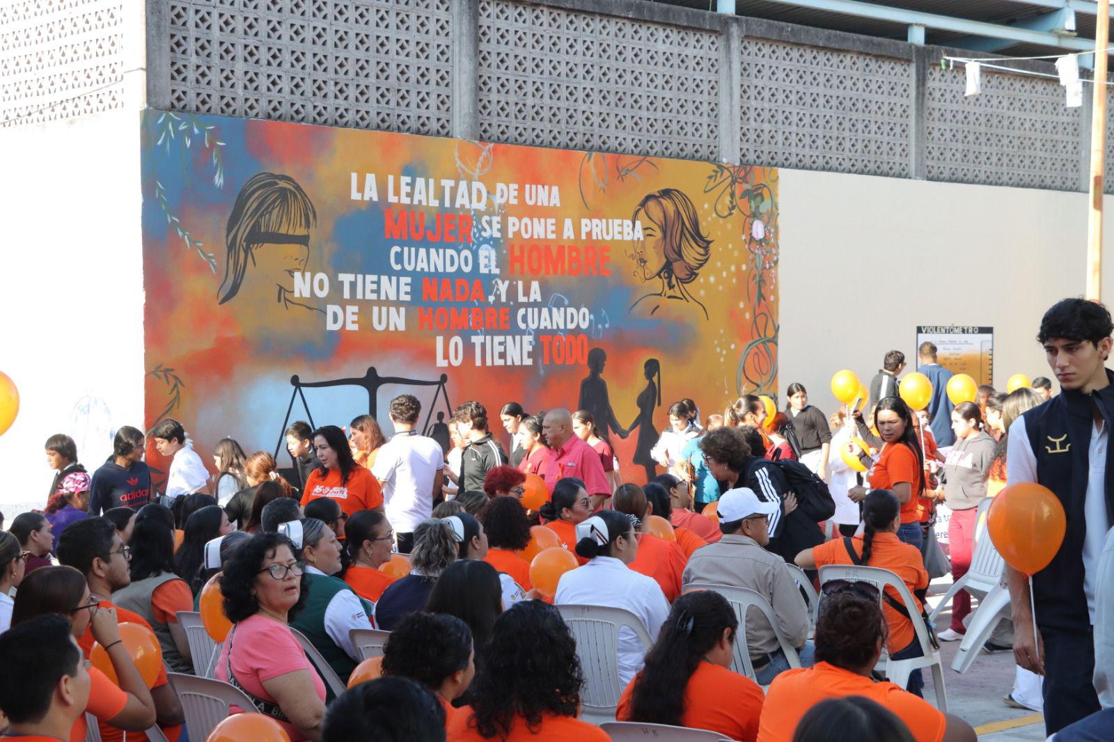$!Conmemoran en Rosario el Día Internacional de la Eliminación de la Violencia contra la Mujer