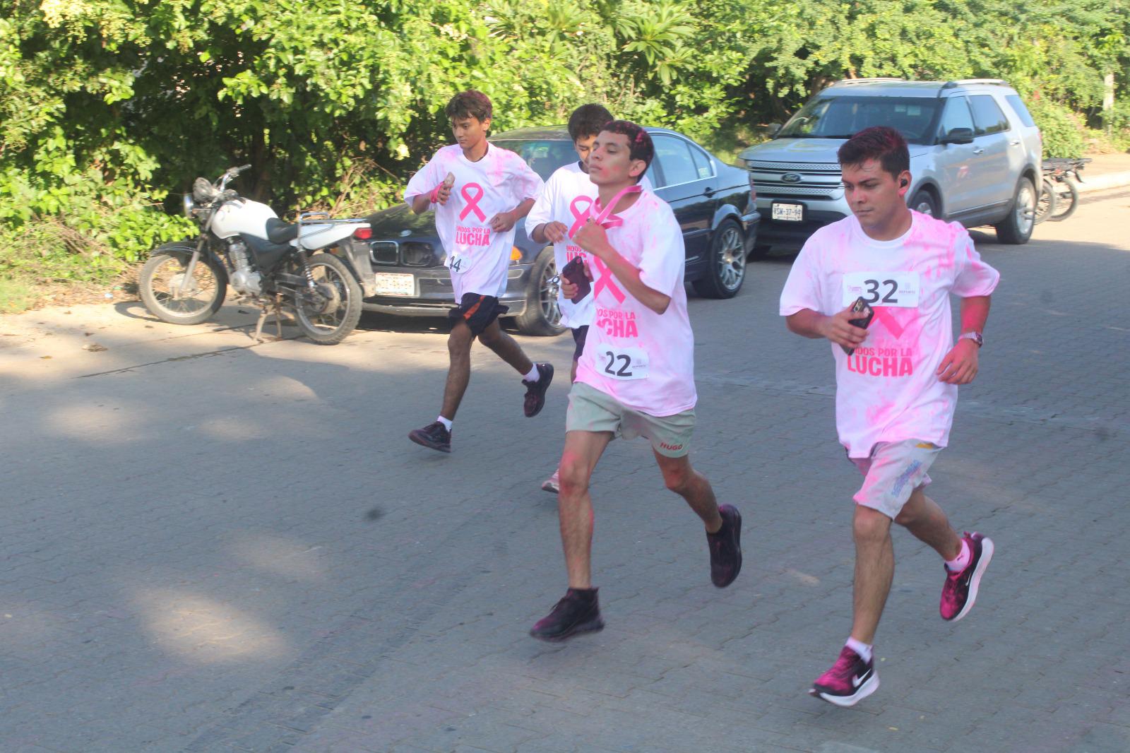 $!Más de 400 rosarenses corren y caminan en la primera Carrera Rosa
