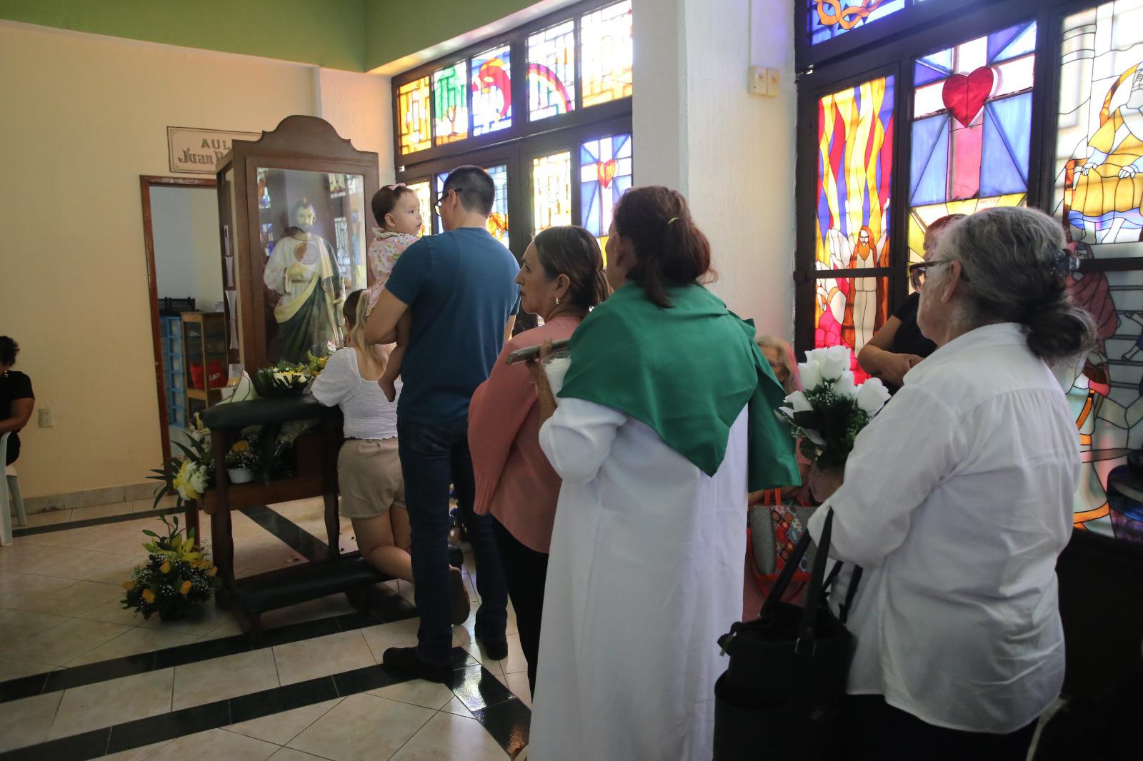 $!Piden a San Judas Tadeo por la paz en Mazatlán, en Sinaloa y en México