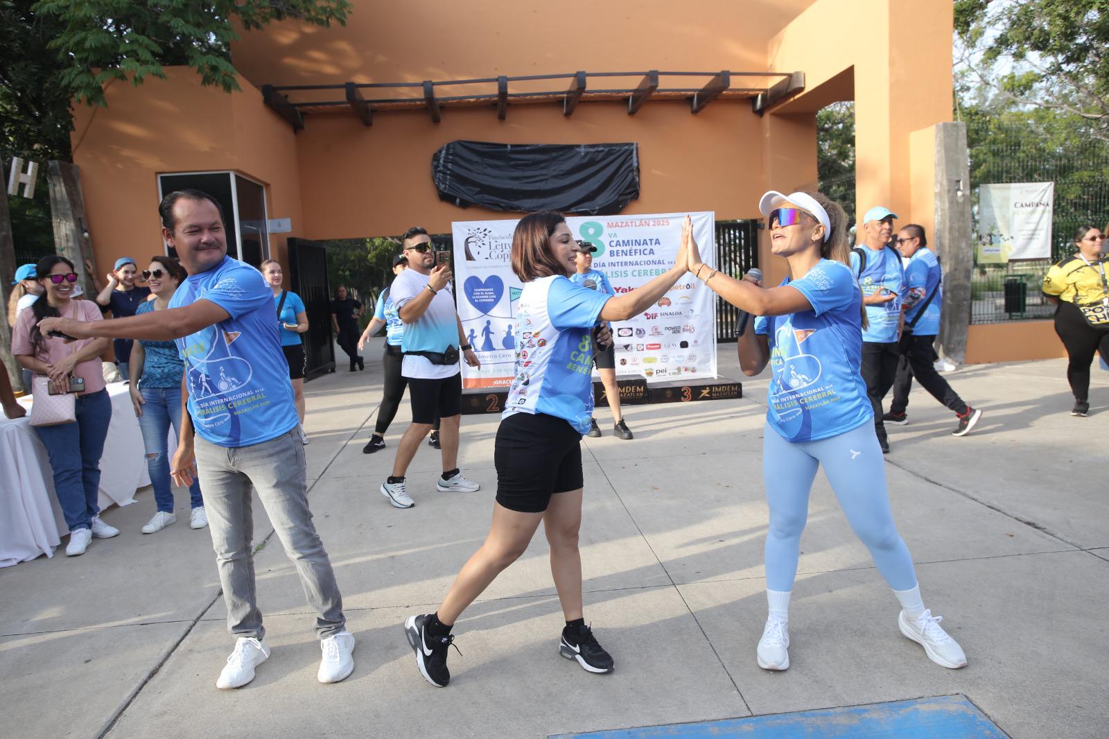 $!Celebran colorida Caminata por el Día Internacional de la Parálisis Cerebral en Mazatlán