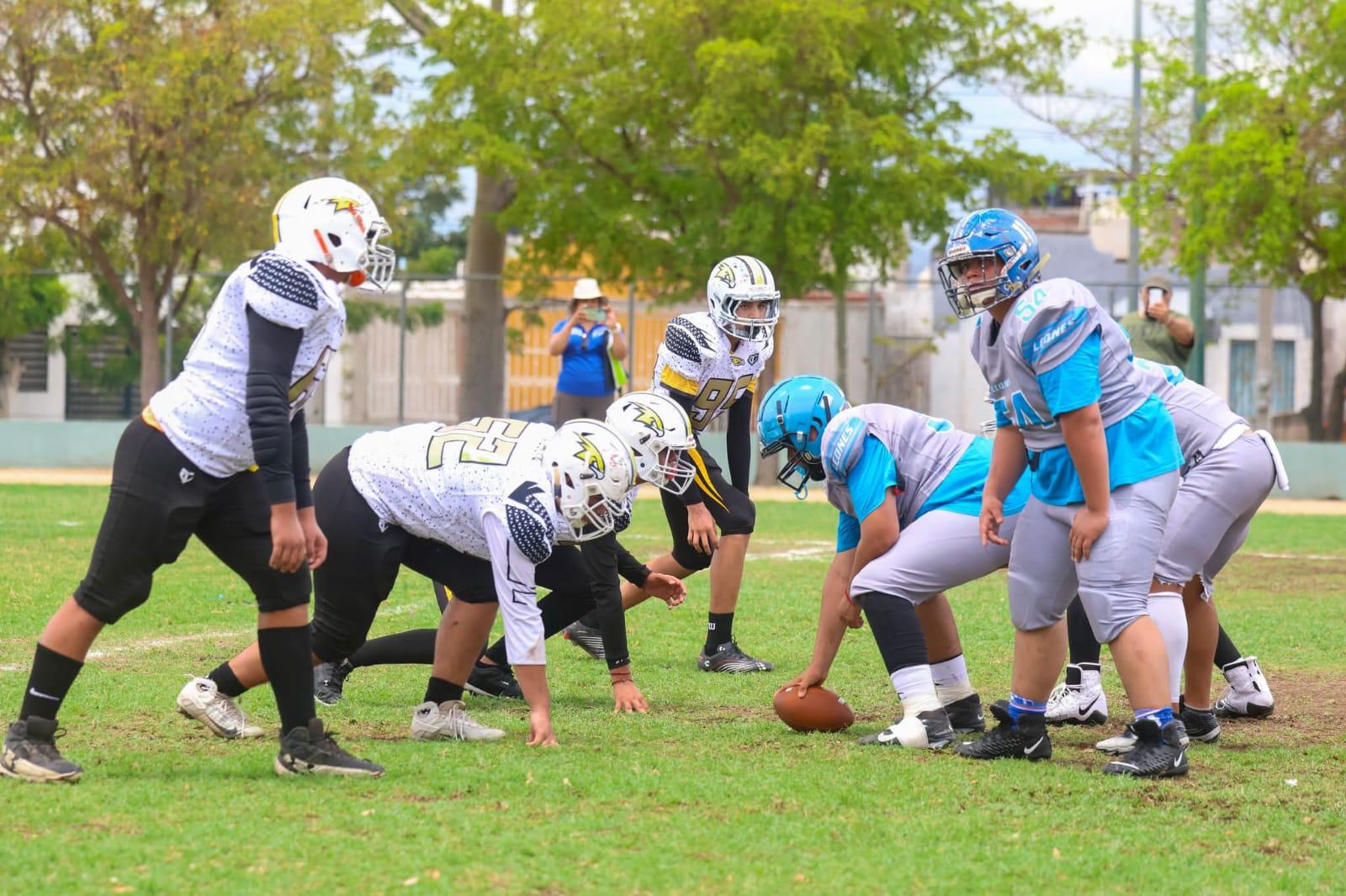$!Halcones Mazatlán hace valer la casa en Futbol Americano Centro Occidente Bajío