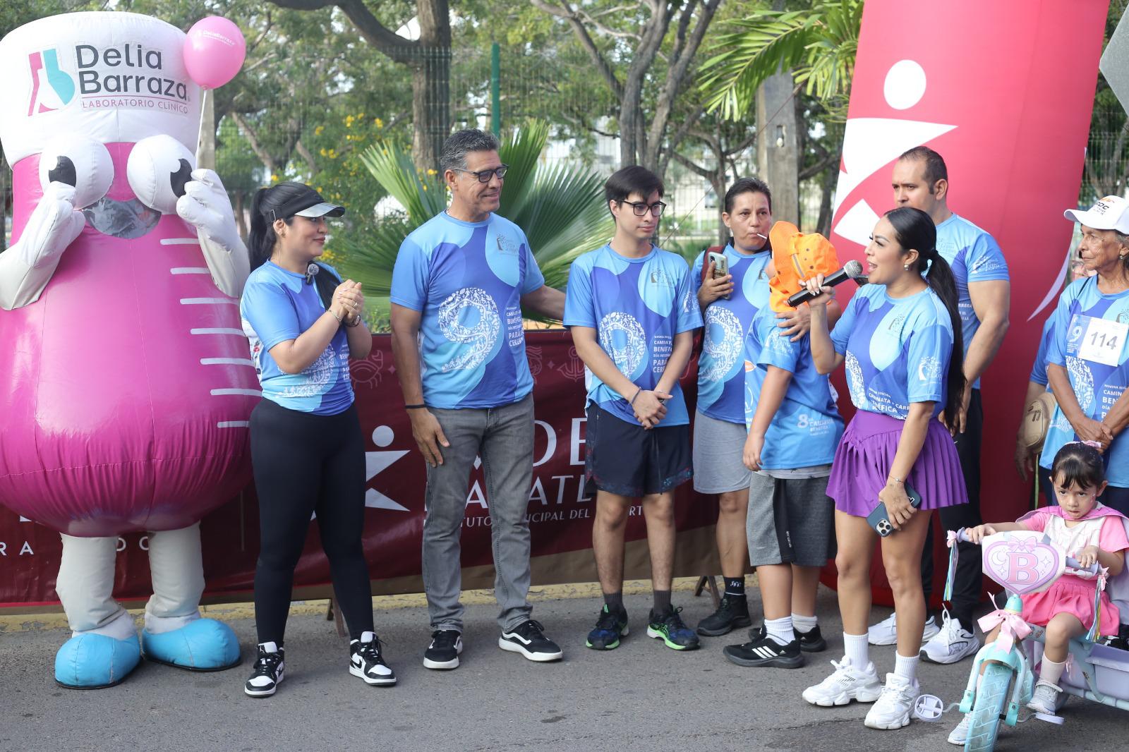 $!¡Inclusión y solidaridad! Mazatlán corre con el corazón en Carrera por la Parálisis Cerebral