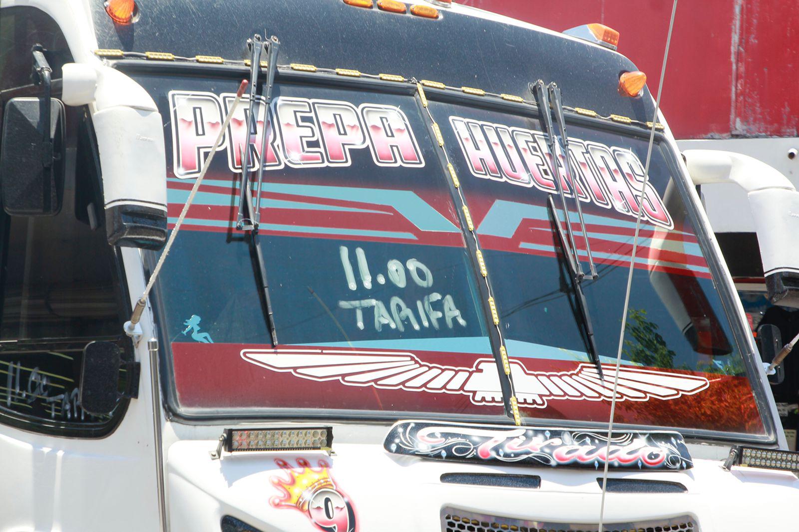 $!Se quejan en Culiacán por aumento a tarifa de transporte urbano