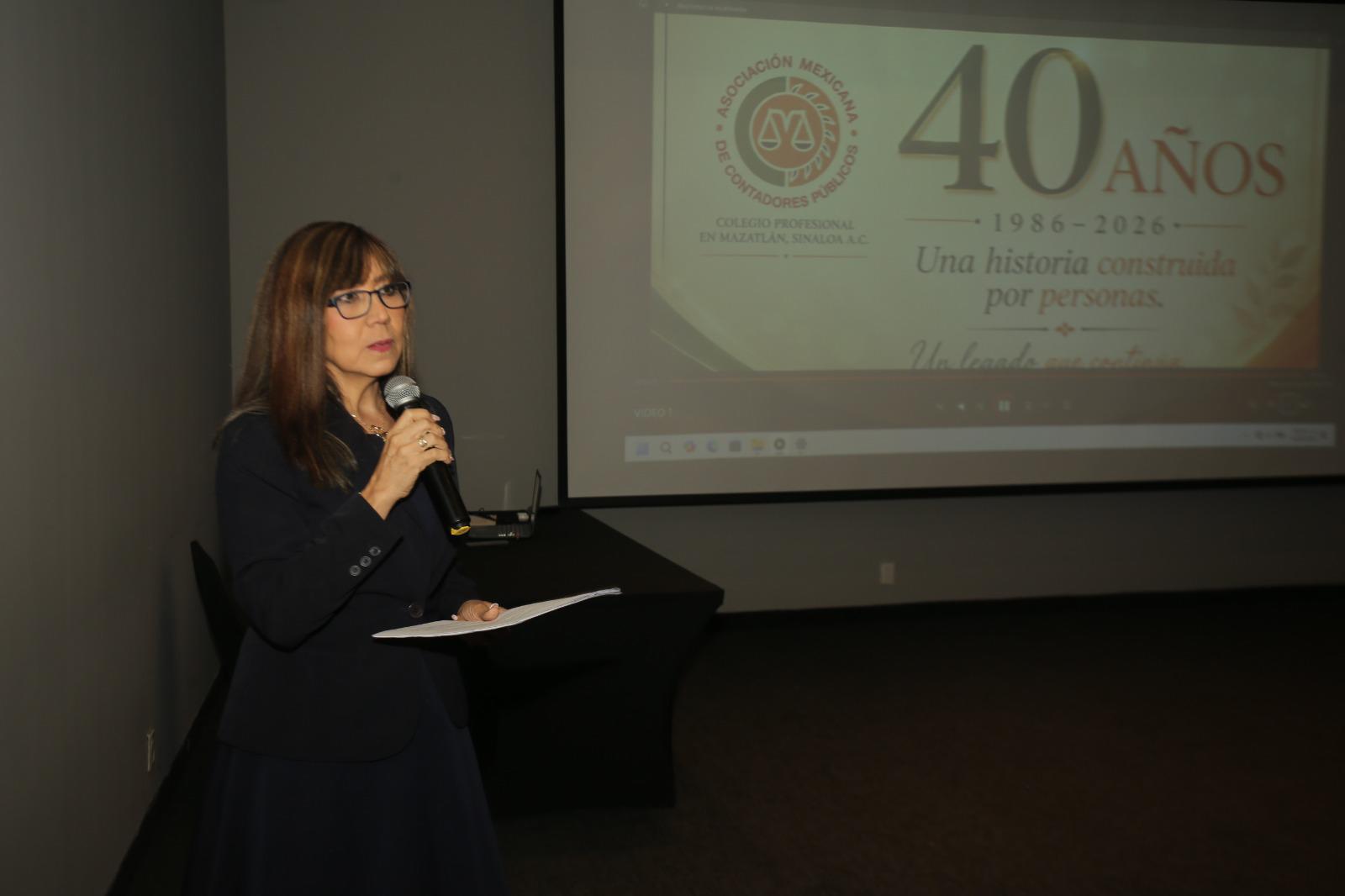 $!Cumple 40 años la Asociación Mexicana de Contadores Públicos de Mazatlán