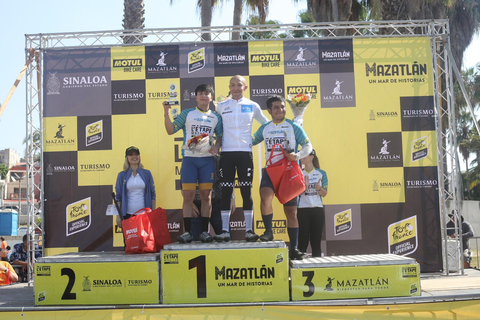 $!Sinaloenses suben al podio en L’Etape Mazatlán by Tour de France