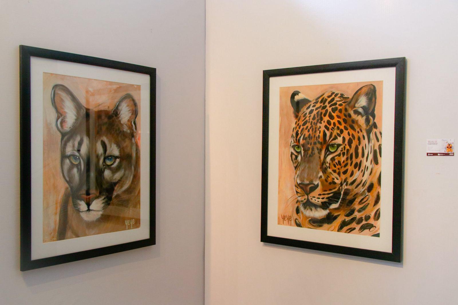 $!El jaguar visto desde la perspectiva del artista.