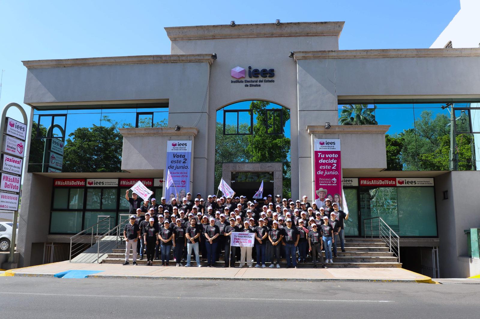 $!Llama el Instituto Electoral del Estado de Sinaloa a salir a votar este 2 de junio