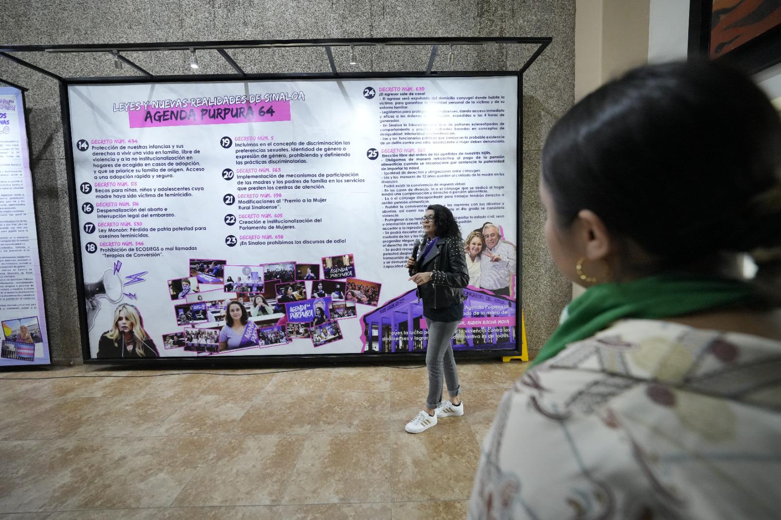 $!Inauguran exposición ‘Leyes y Nuevas Realidades de Sinaloa. Agenda Púrpura ‘64’
