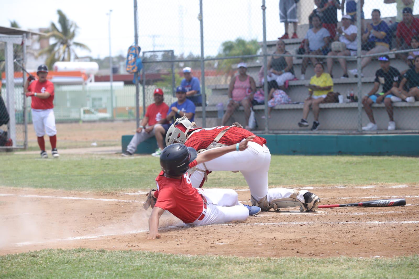 $!Liga Quintero-Mazatlán cae apretadamente ante SLP en el Mazatlán Baseball Tournament